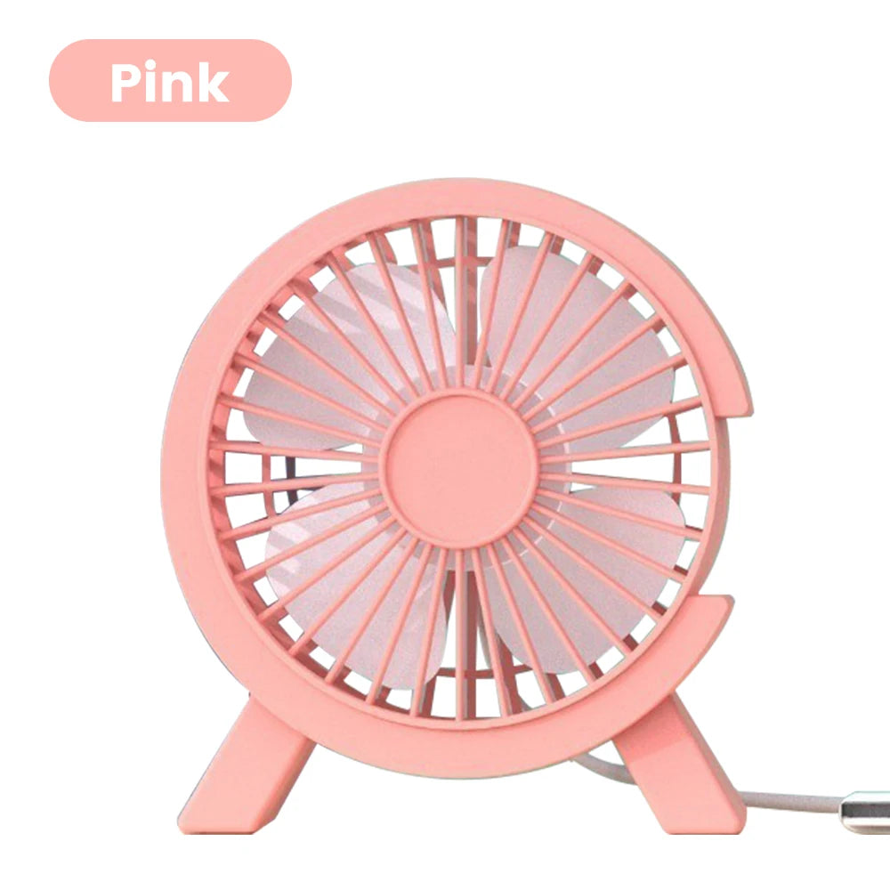 Mini USB Rechargeable Portable Desk Fan
