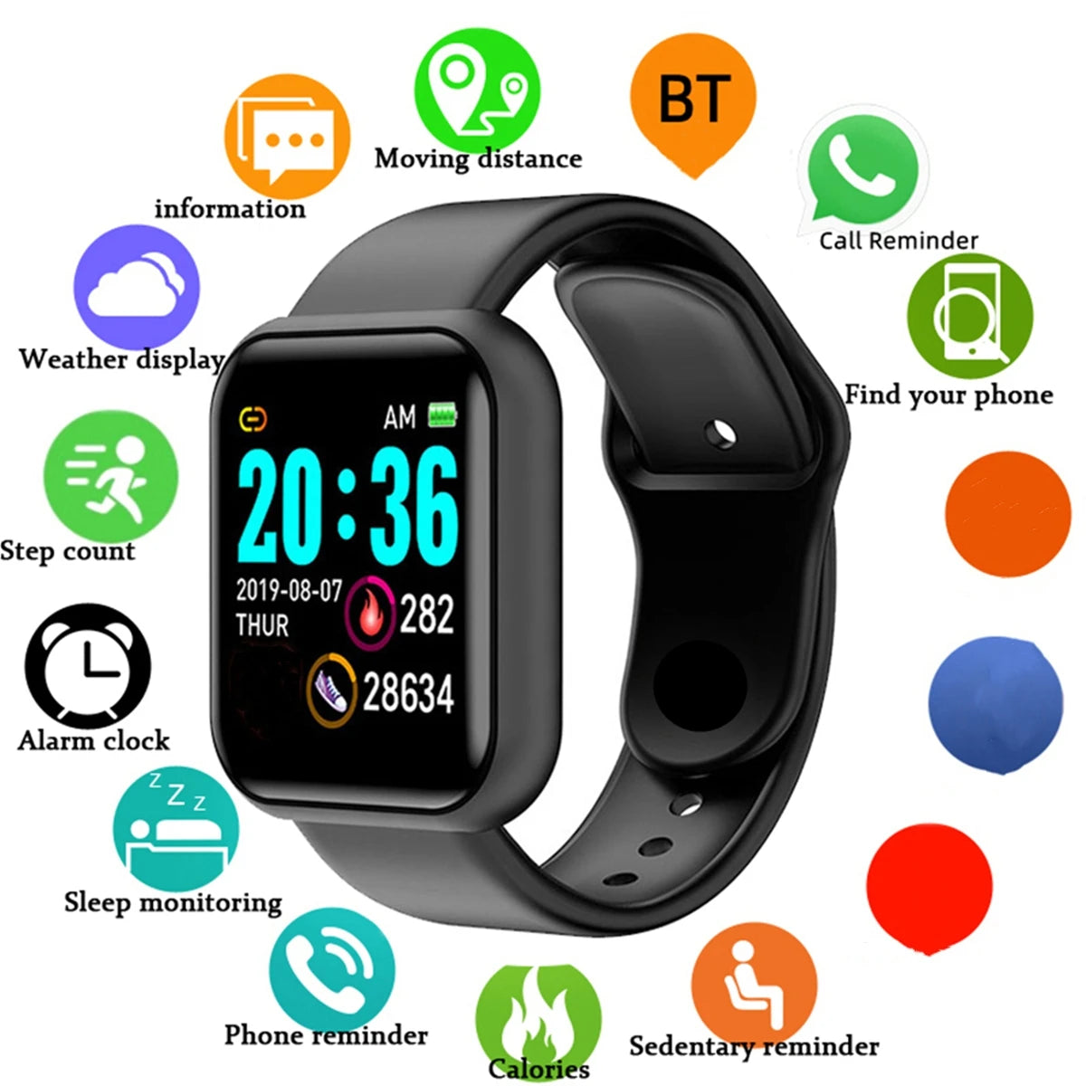 Smart Fitness Watch – Android & iOS