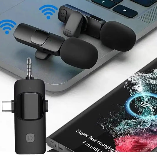 Mini Wireless Lavalier Microphone USB-C