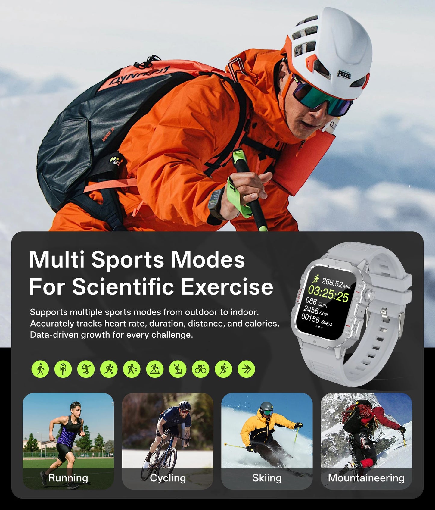 Military-Grade Outdoor Smartwatch