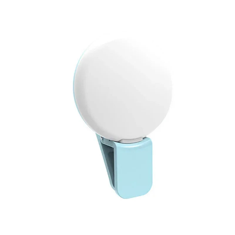 Mini LED Selfie Ring Light Clip