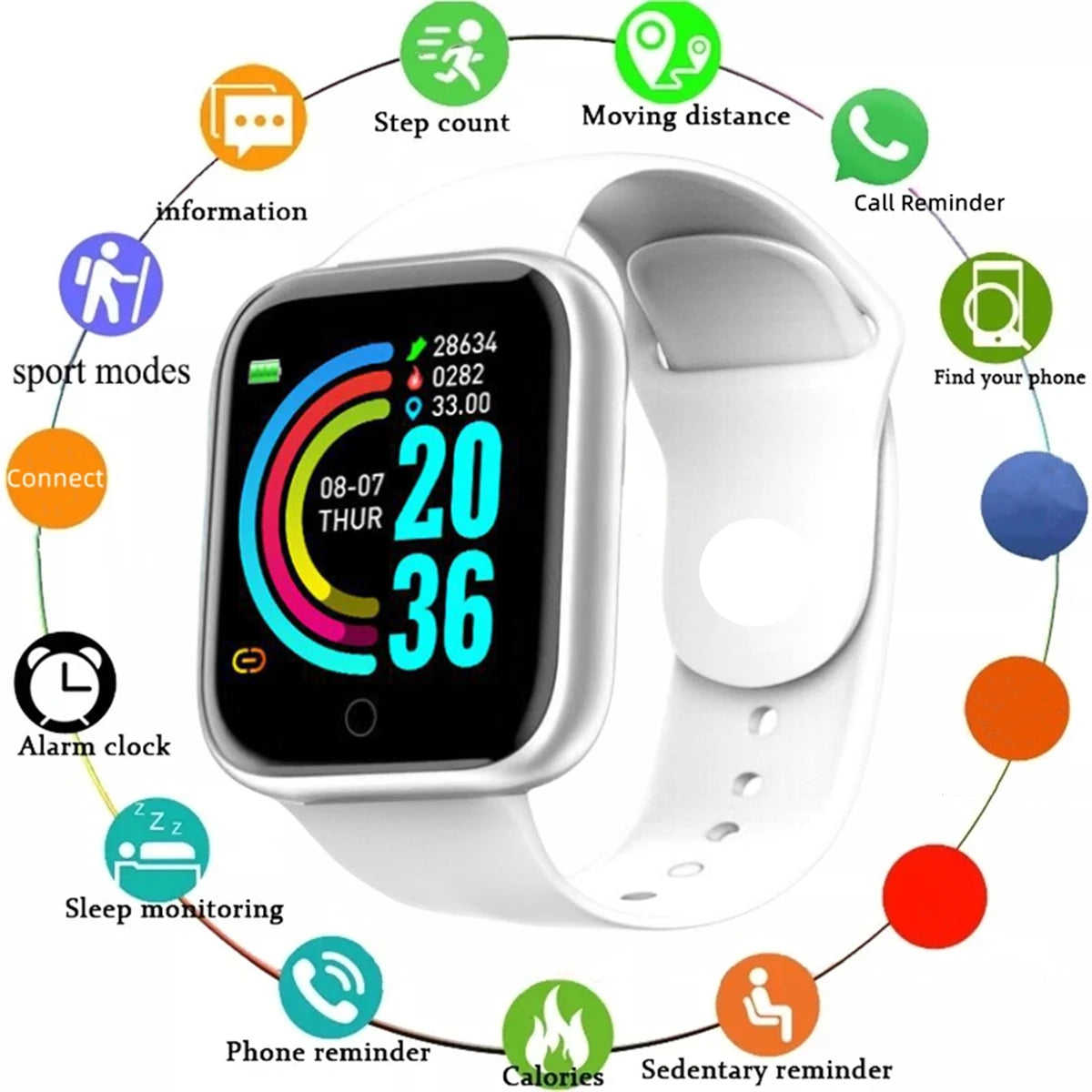 Smart Fitness Watch – Android & iOS