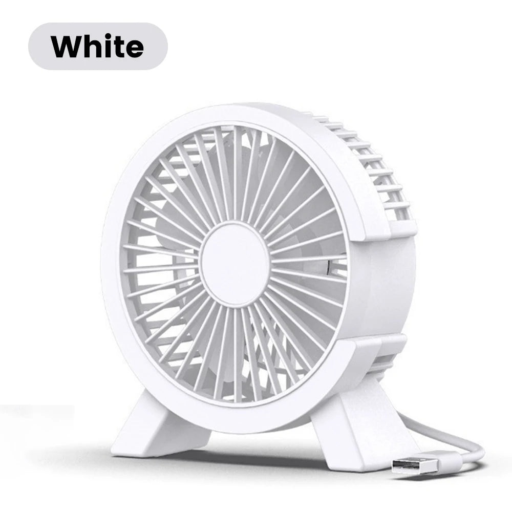 Mini USB Rechargeable Portable Desk Fan