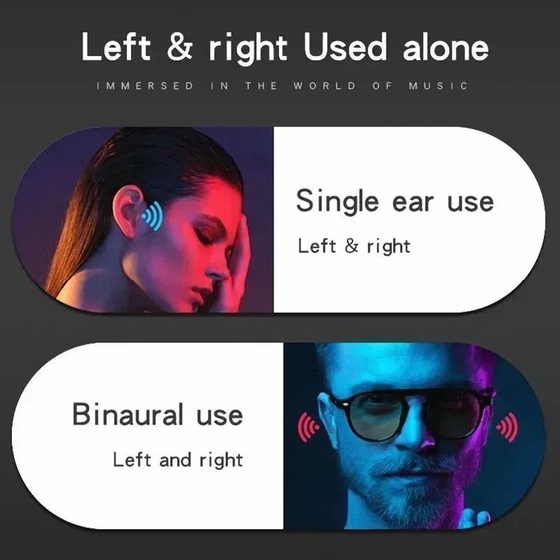 T75 Bone Conduction Bluetooth 5.3 Headphones