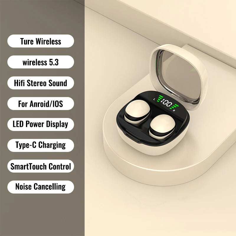 Mini Invisible Bluetooth 5.3 Earbuds