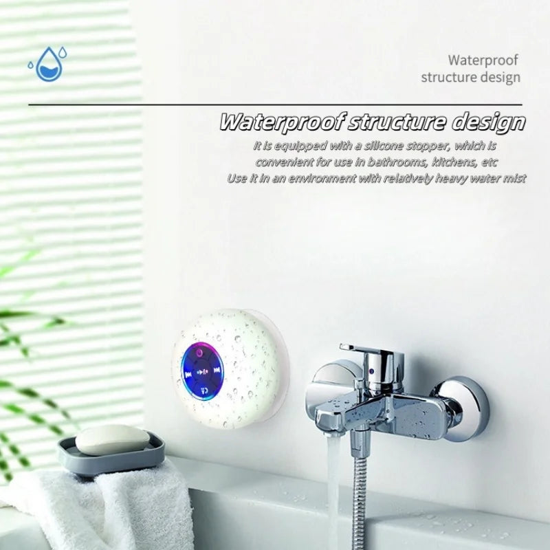 Waterproof Suction Cup Bluetooth Speaker