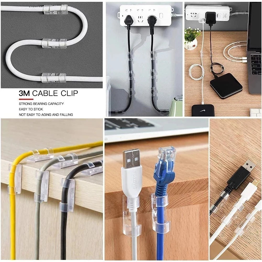 Cable Management Organizer Clips