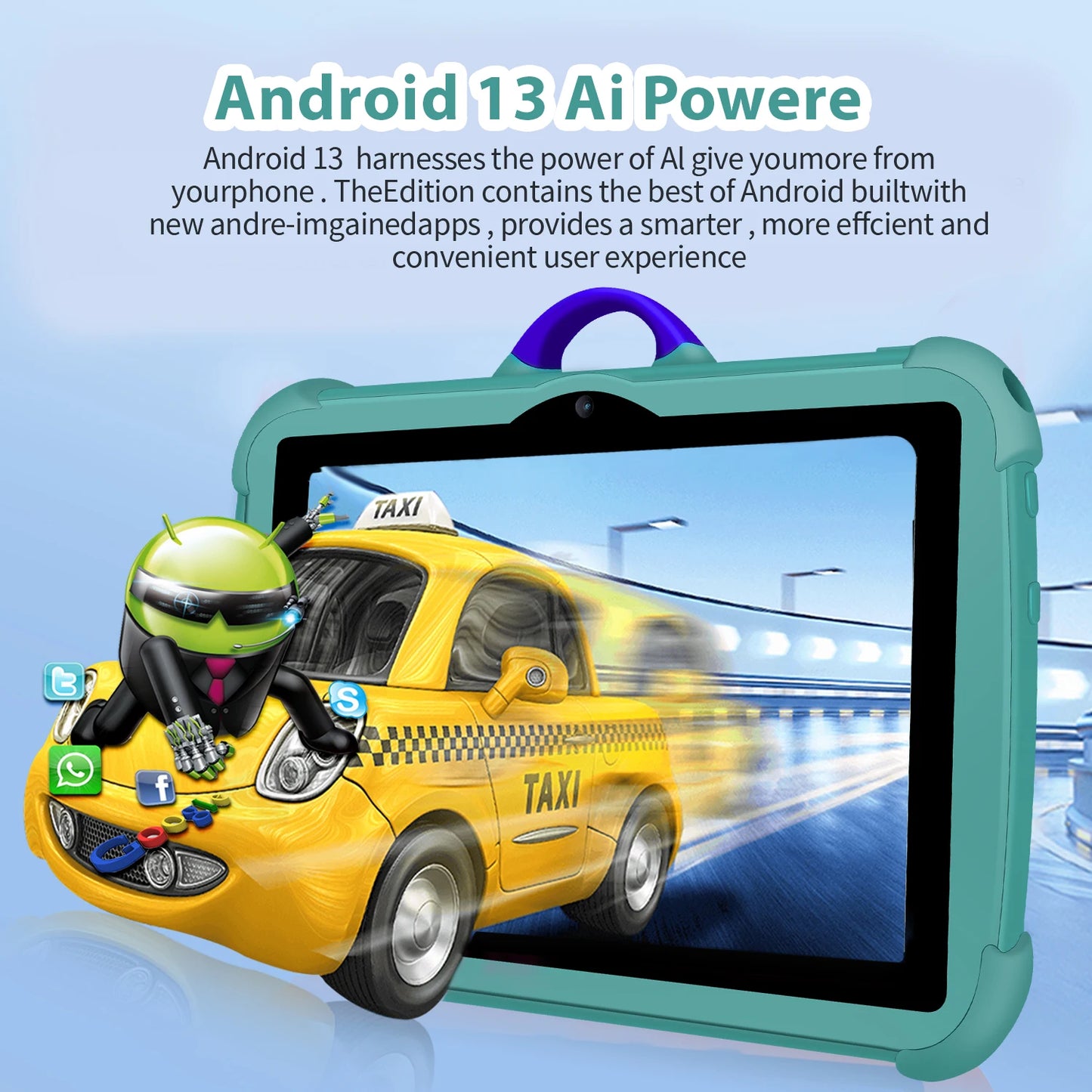 7-Inch Kids Android Tablet 4GB RAM