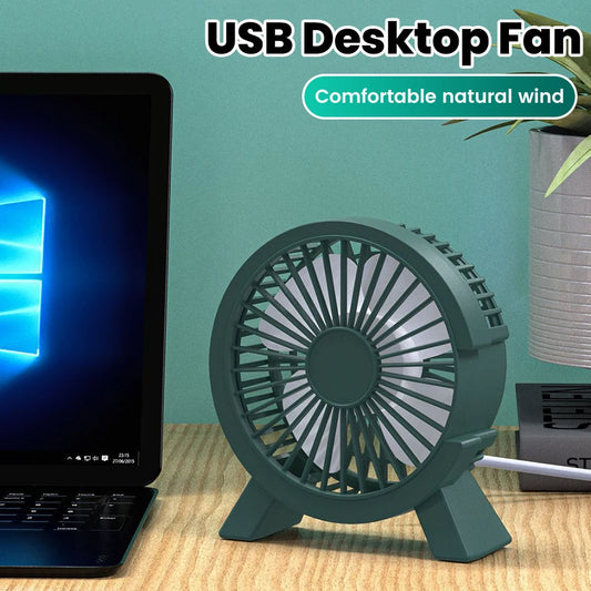 Mini USB Rechargeable Portable Desk Fan