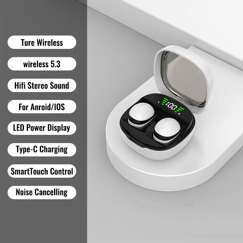 Mini Invisible Bluetooth 5.3 Earbuds